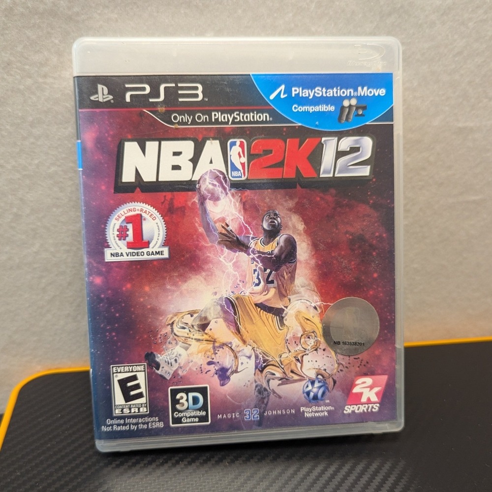 2K Sports NBA 2K12 PS3 PlayStation 3 Magic Johnson Cover CIB